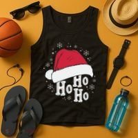 Ho Ho Ho Funny Christmas Tank Top thumb 4
