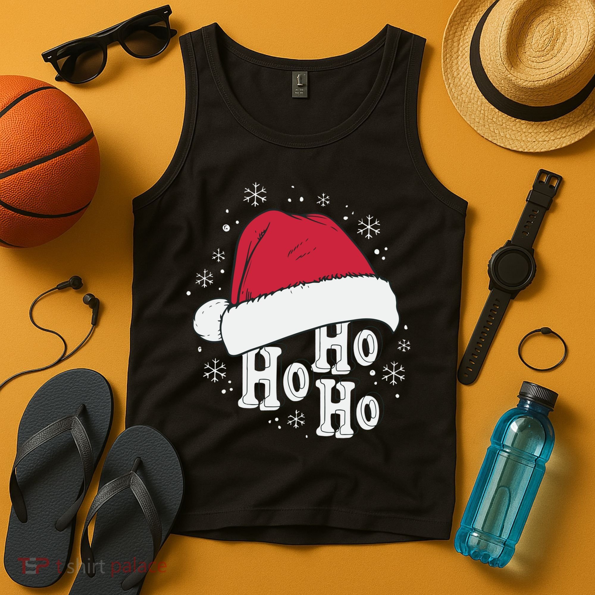 Ho Ho Ho Funny Christmas Tank Top