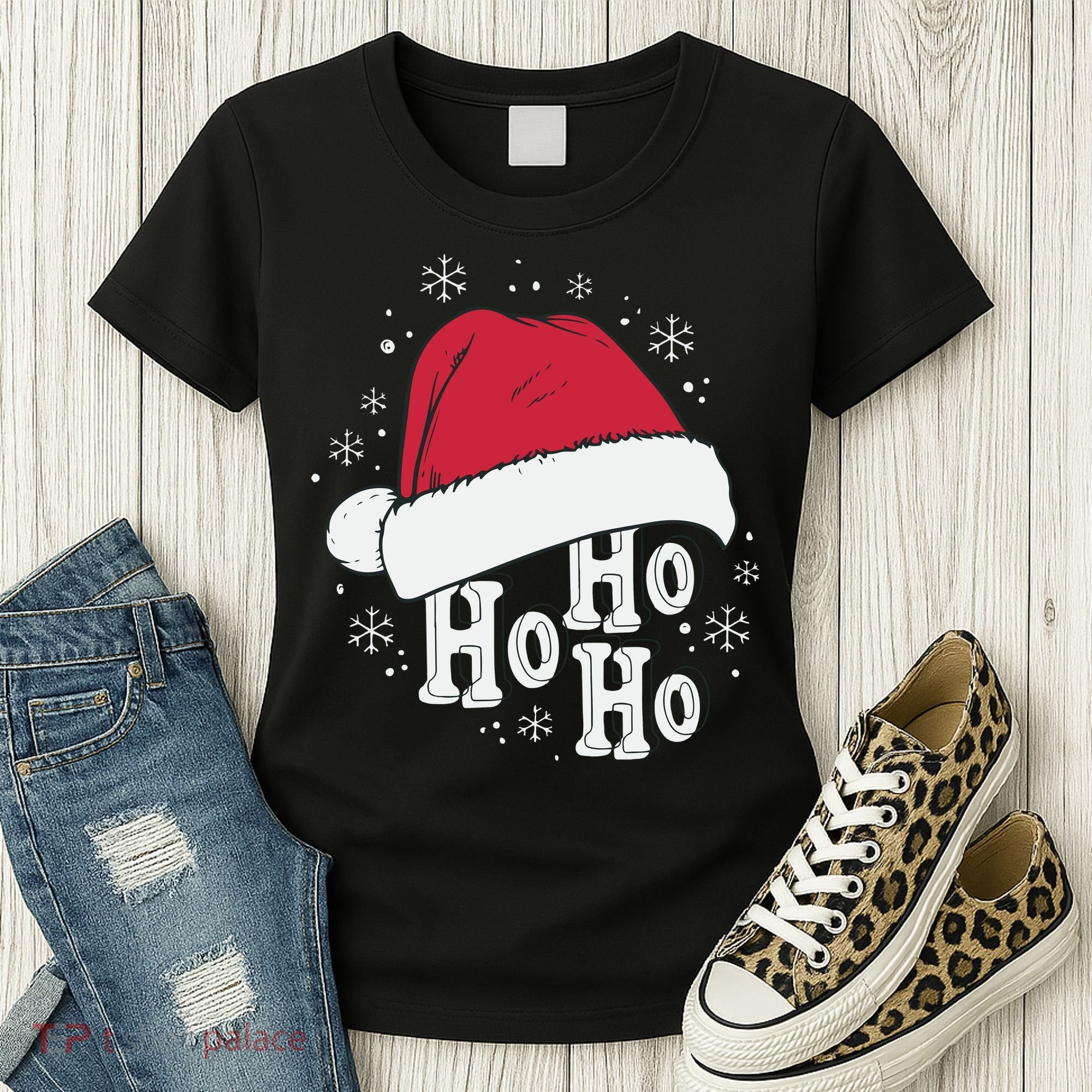 Ho Ho Ho Funny Christmas Women's T-Shirt