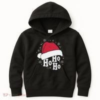 Ho Ho Ho Funny Christmas Kids Hoodie thumb 0