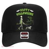 Happy Halloweenie Halloween Skeleton Dachshund Weiner Dogs Hat thumb 0
