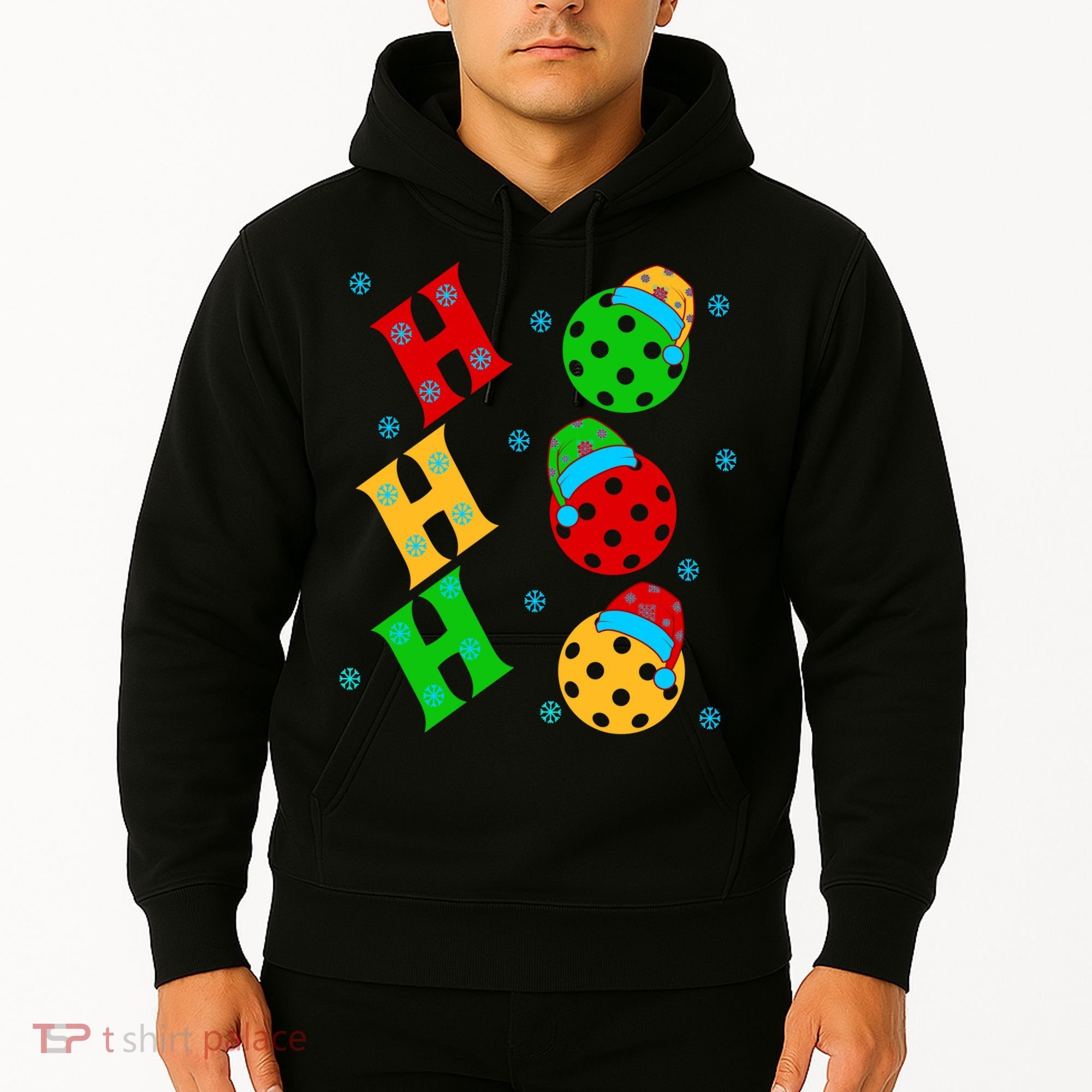 Ho Ho Ho Pickleball Christmas Hoodie