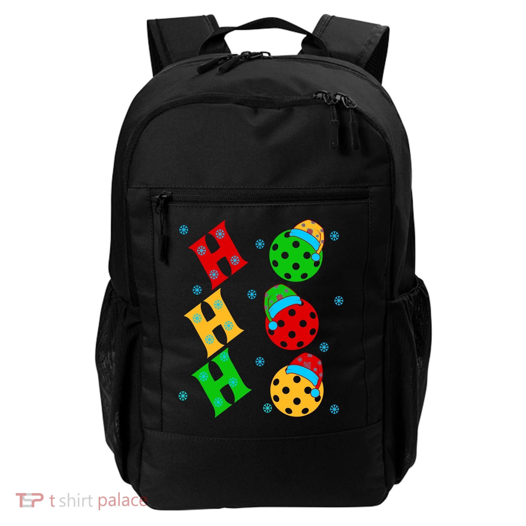 Ho Ho Ho Pickleball Christmas Backpack