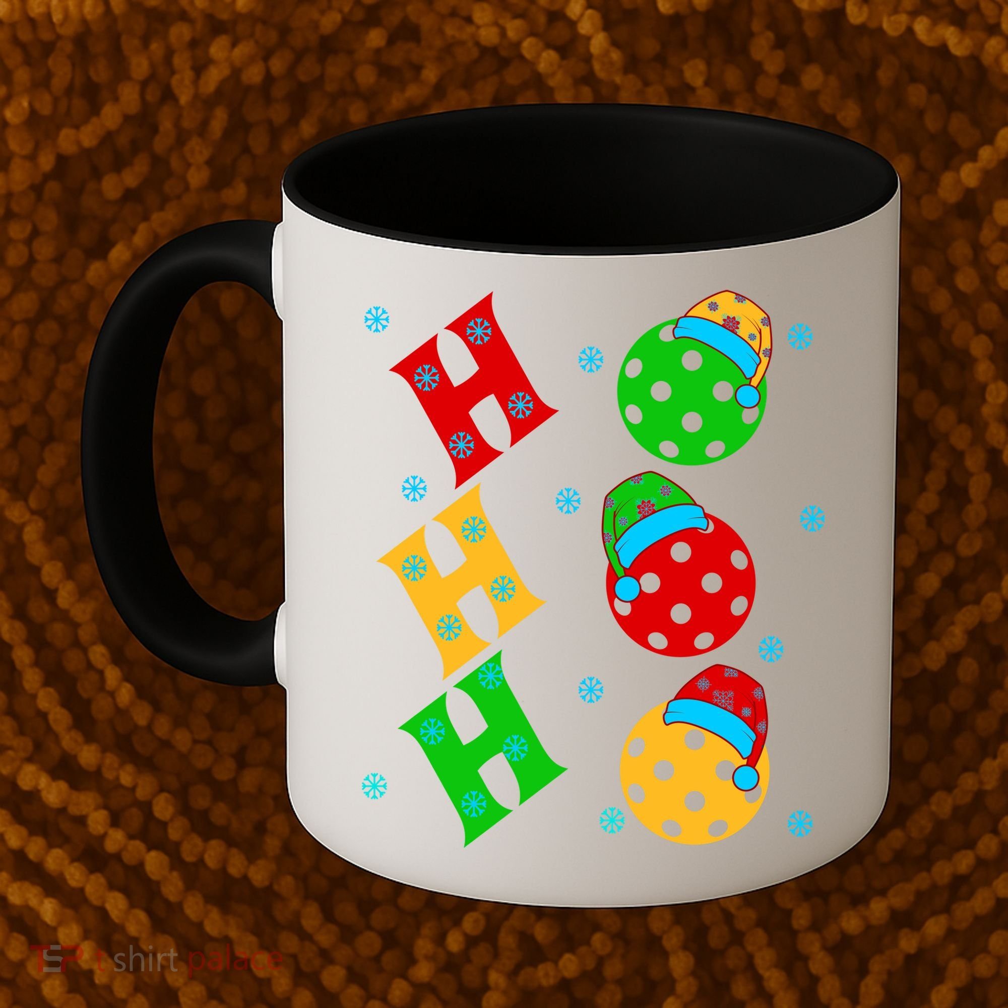 Ho Ho Ho Pickleball Christmas Coffee Mug