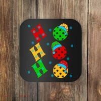 Ho Ho Ho Pickleball Christmas Coaster thumb 0