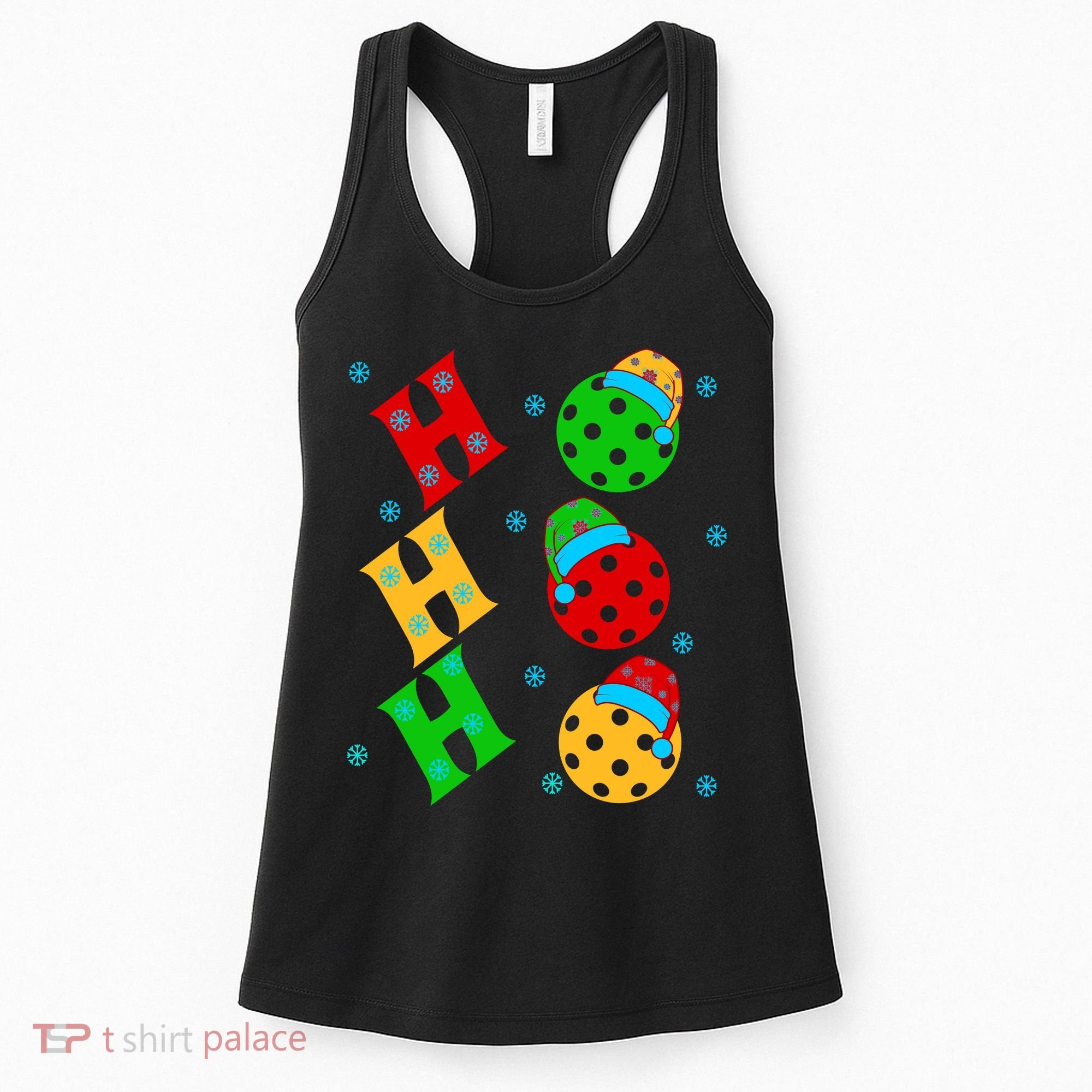Ho Ho Ho Pickleball Christmas Women's Tank Top