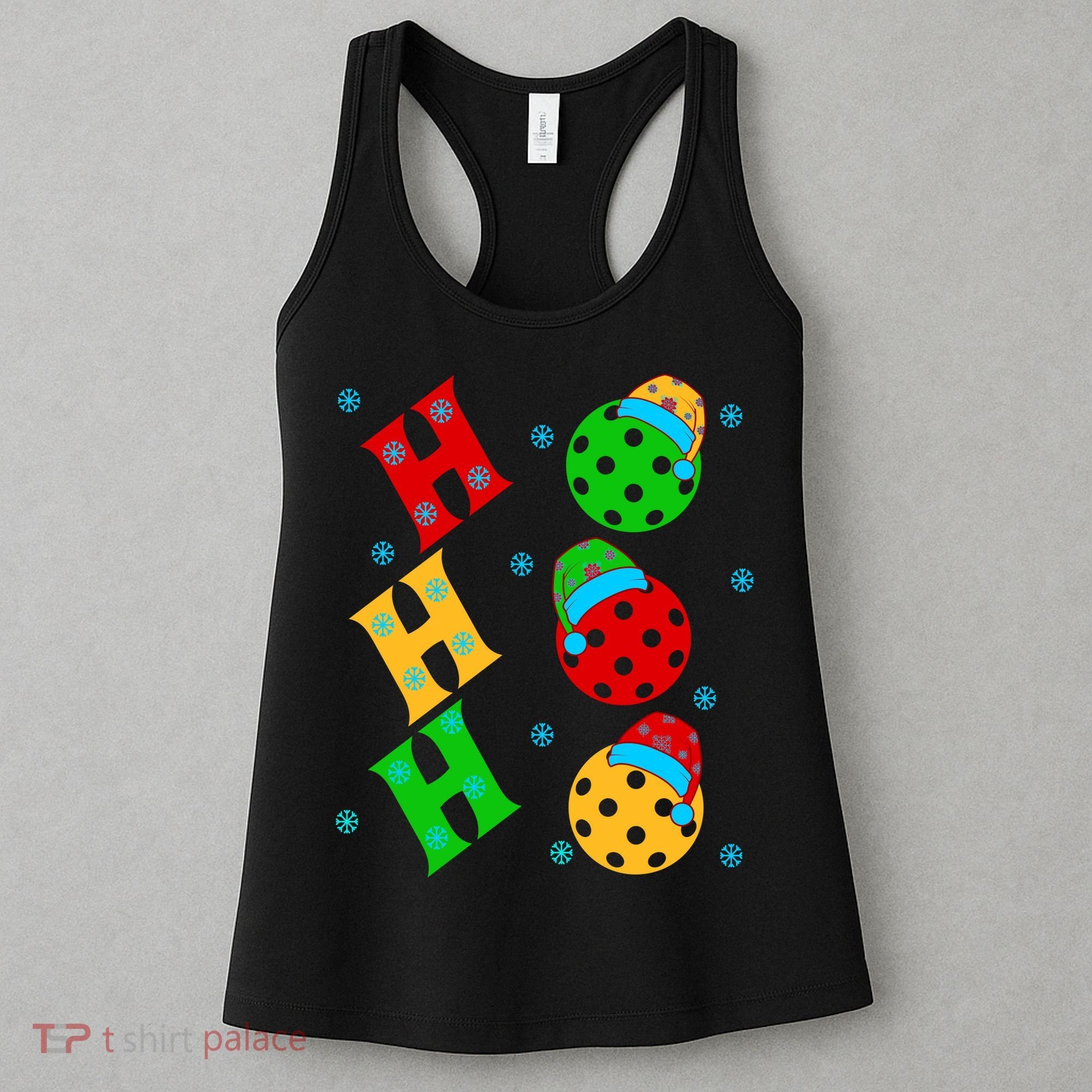 Ho Ho Ho Pickleball Christmas Women's Tank Top