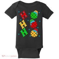 Ho Ho Ho Pickleball Christmas Baby Bodysuit thumb 0