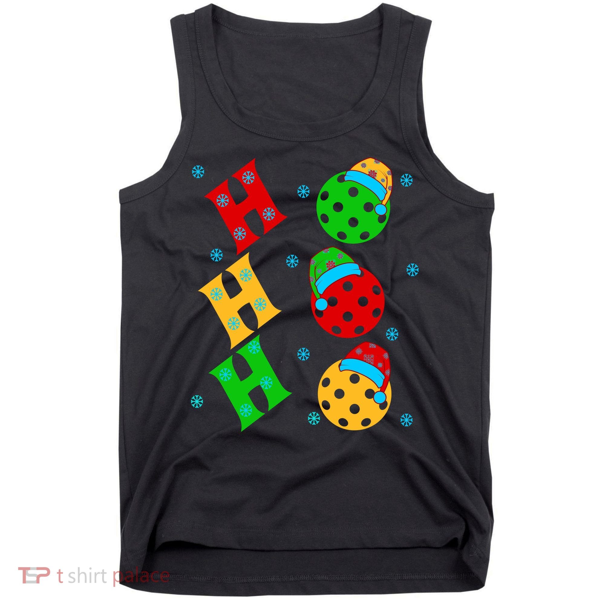 Ho Ho Ho Pickleball Christmas Tank Top