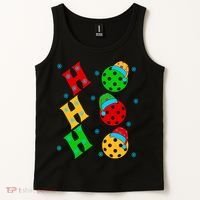 Ho Ho Ho Pickleball Christmas Tank Top thumb 2