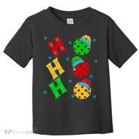 Ho Ho Ho Pickleball Christmas Toddler T-Shirt thumb 0