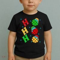 Ho Ho Ho Pickleball Christmas Toddler T-Shirt thumb 2