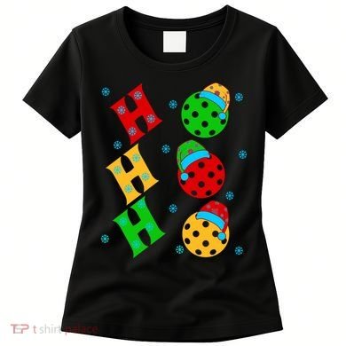 Ho Ho Ho Pickleball Christmas Women's T-Shirt