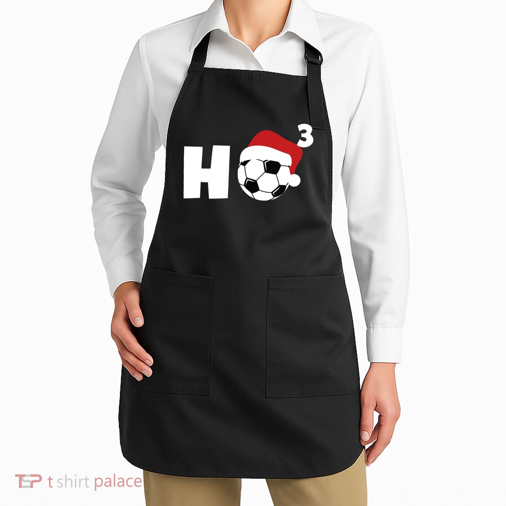 'Ho Ho Ho' Soccer Christmas Apron