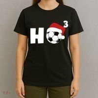 'Ho Ho Ho' Soccer Christmas T-Shirt thumb 4