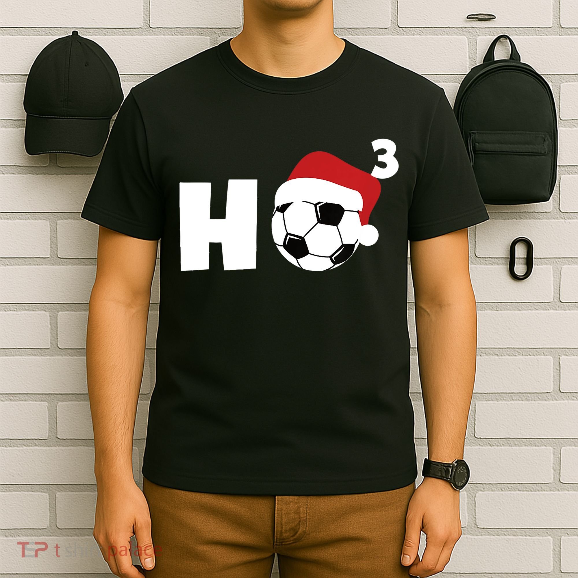 'Ho Ho Ho' Soccer Christmas T-Shirt