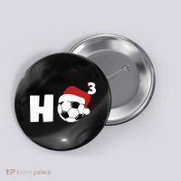 'Ho Ho Ho' Soccer Christmas Button thumb 0