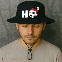 'Ho Ho Ho' Soccer Christmas Bucket Hat thumb 2