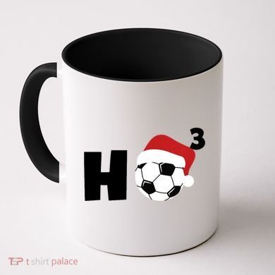'Ho Ho Ho' Soccer Christmas Coffee Mug