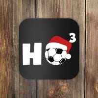 'Ho Ho Ho' Soccer Christmas Coaster thumb 0