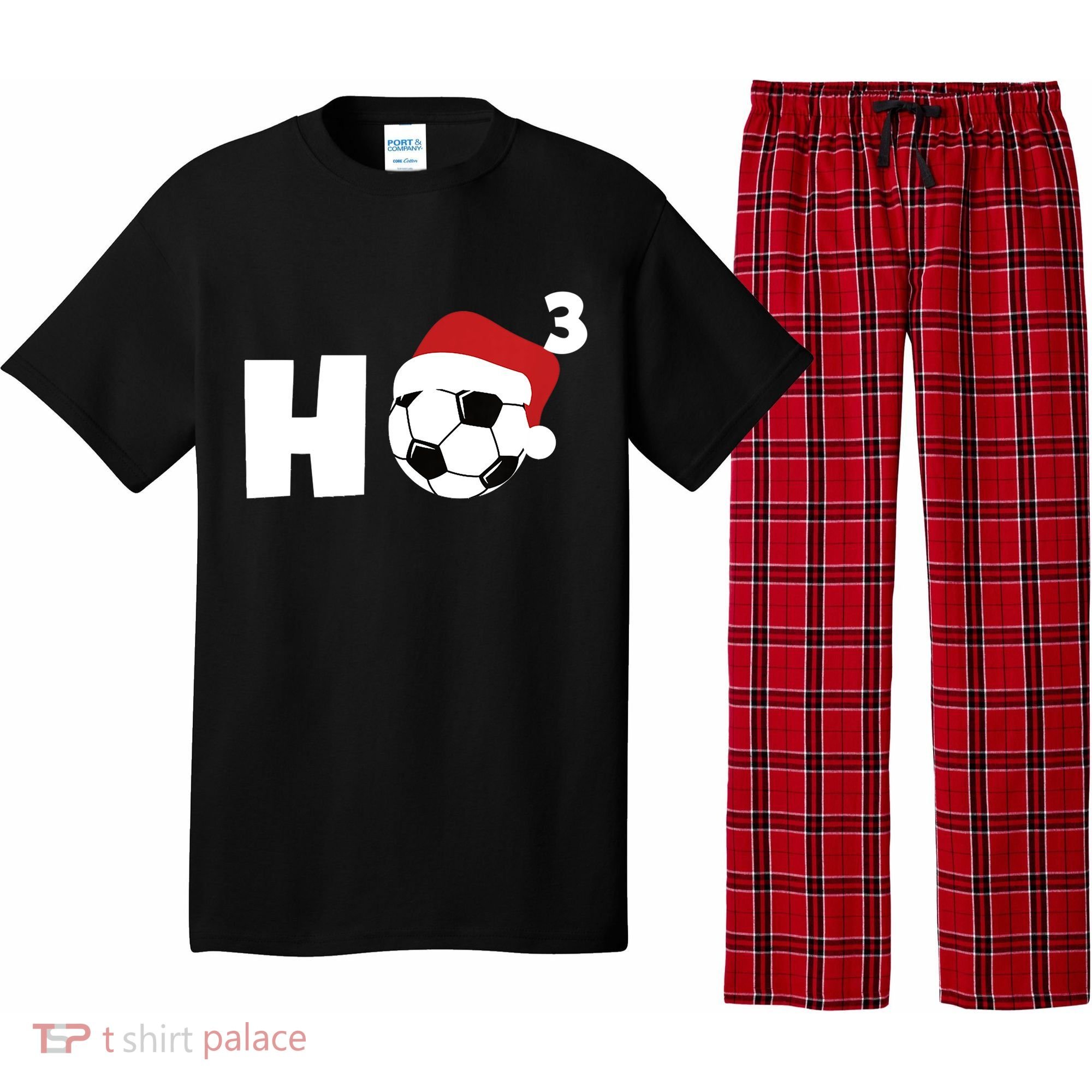 'Ho Ho Ho' Soccer Christmas Pajama Set