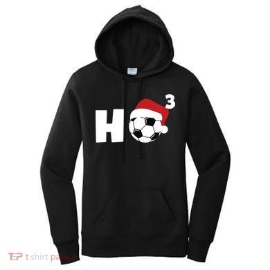 'Ho Ho Ho' Soccer Christmas Women's Hoodie