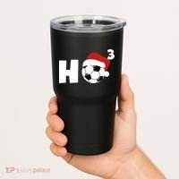 'Ho Ho Ho' Soccer Christmas Tumbler thumb 2