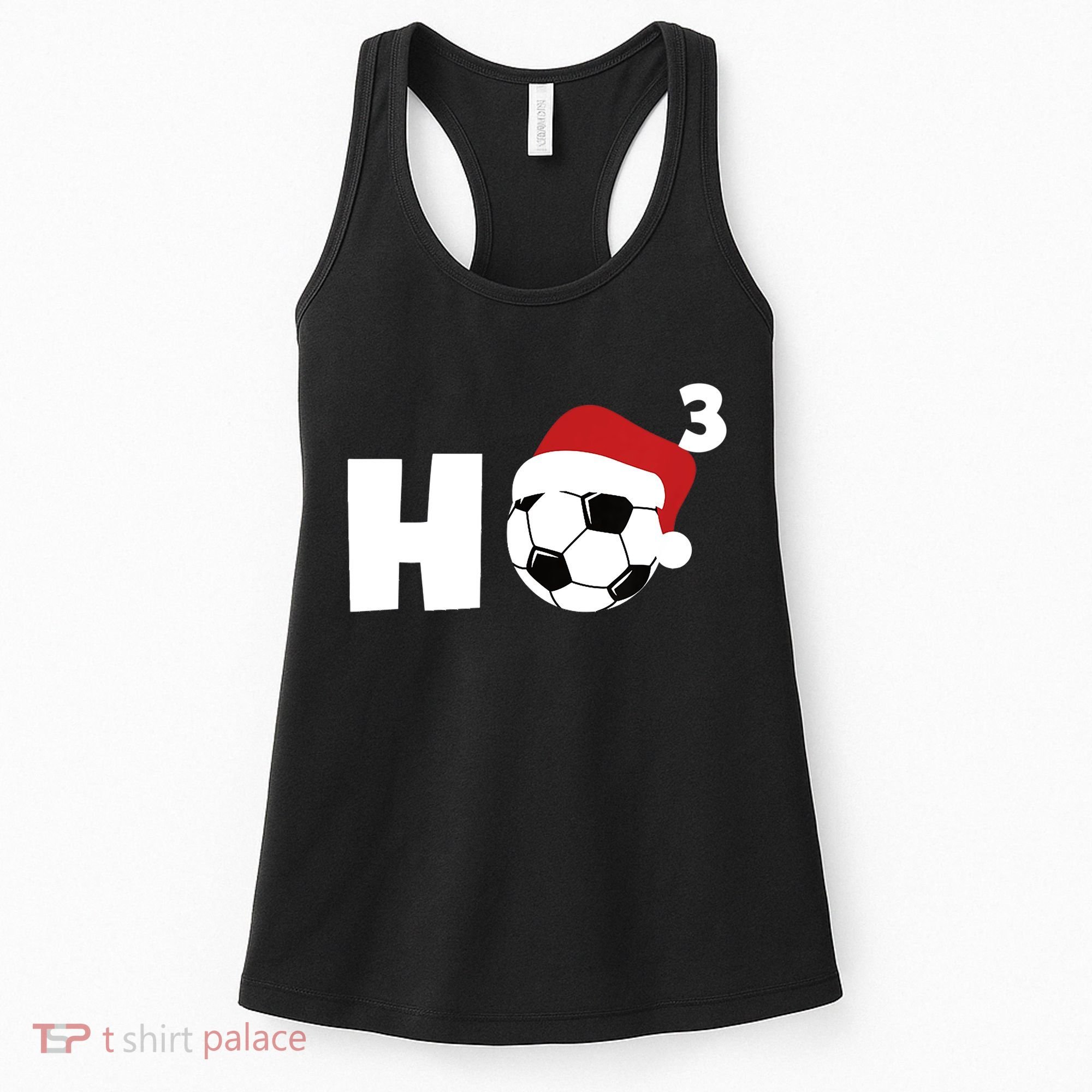 'Ho Ho Ho' Soccer Christmas Women's Tank Top
