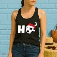 'Ho Ho Ho' Soccer Christmas Women's Tank Top thumb 2