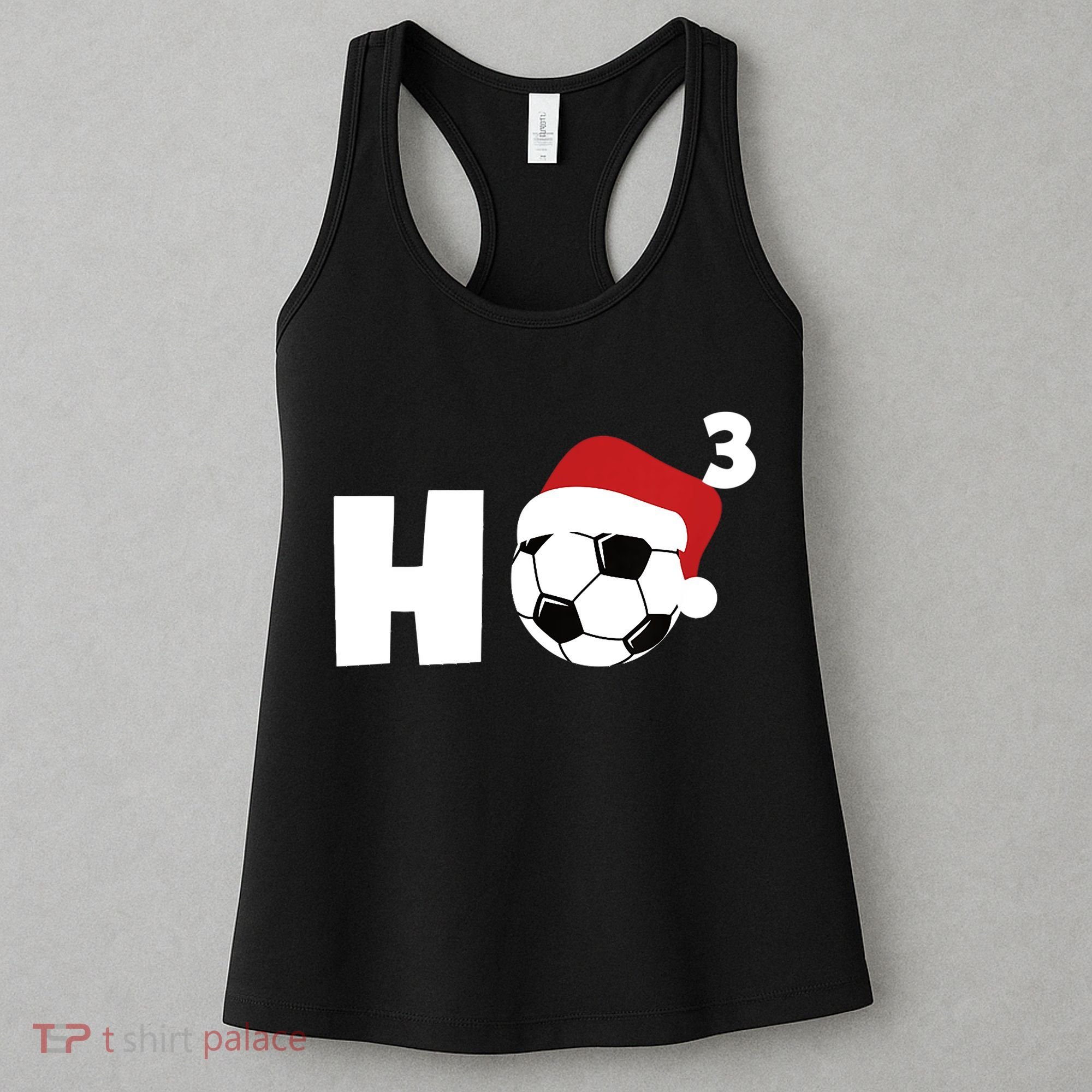 'Ho Ho Ho' Soccer Christmas Women's Tank Top