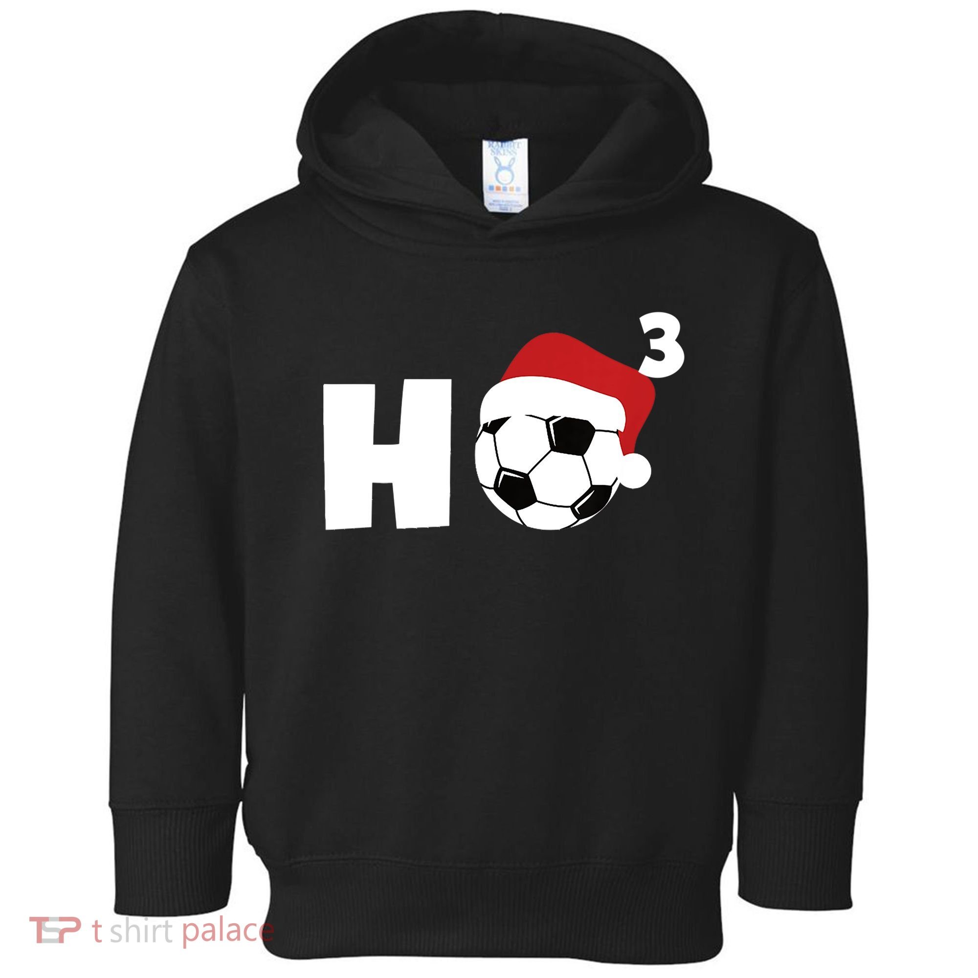 'Ho Ho Ho' Soccer Christmas Toddler Hoodie