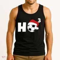 'Ho Ho Ho' Soccer Christmas Tank Top thumb 3