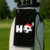 'Ho Ho Ho' Soccer Christmas Golf Towel thumb 2