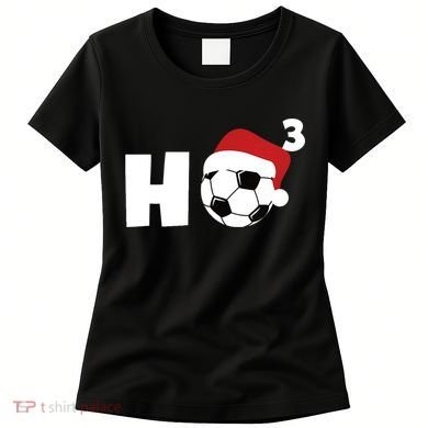 'Ho Ho Ho' Soccer Christmas Women's T-Shirt
