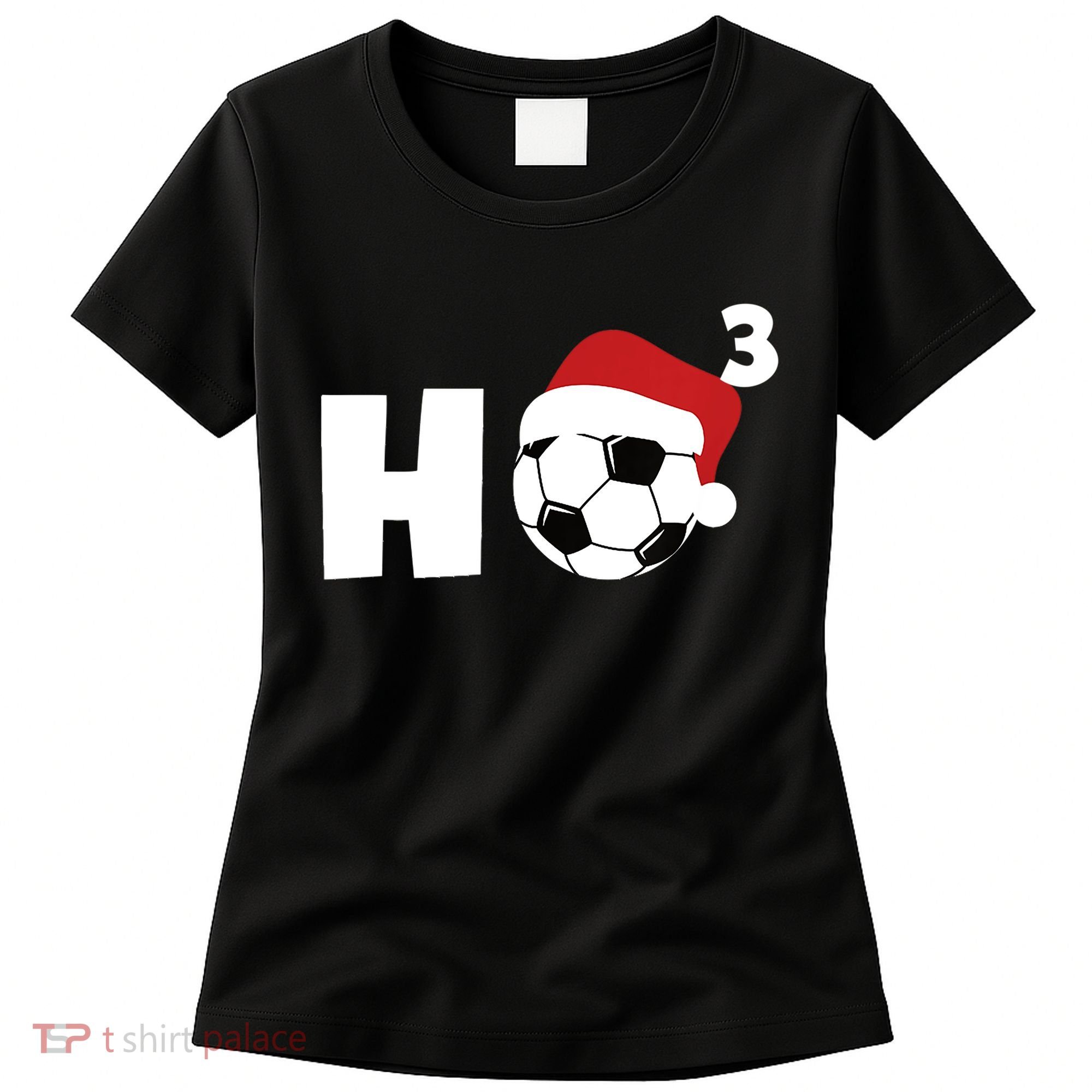 'Ho Ho Ho' Soccer Christmas Women's T-Shirt