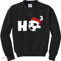 'Ho Ho Ho' Soccer Christmas Kids Sweatshirt thumb 0