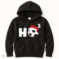 'Ho Ho Ho' Soccer Christmas Kids Hoodie thumb 0