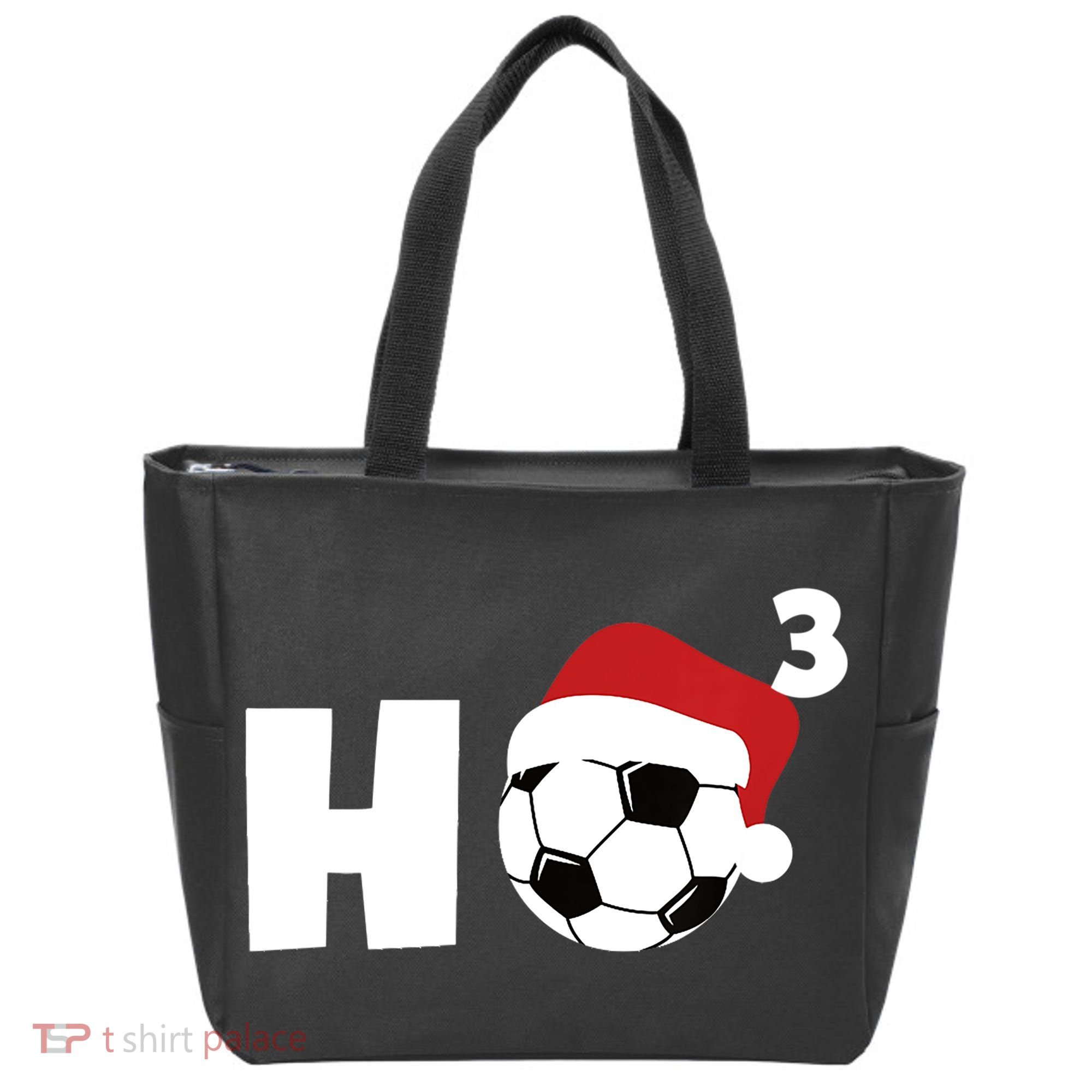 'Ho Ho Ho' Soccer Christmas Tote Bag