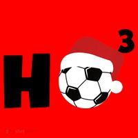 'Ho Ho Ho' Soccer Christmas Santa Hat thumb 1