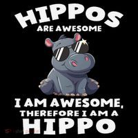 Hippo Hippopotamus Hippos Are Awesome Gifts Cute Coffee Mug thumb 5