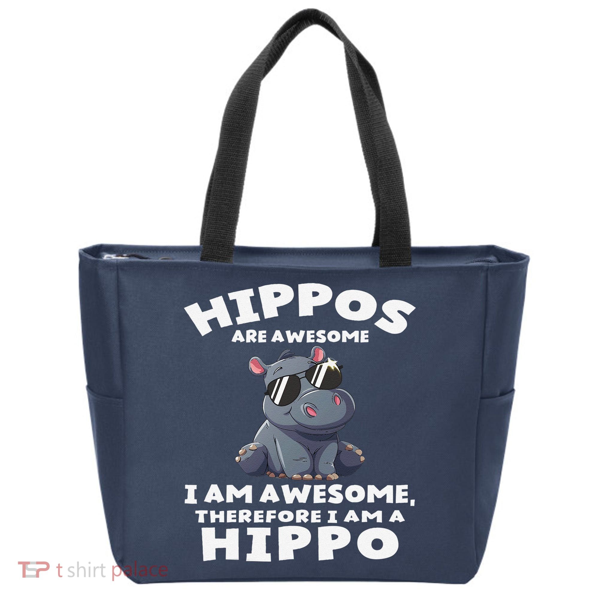 Hippo Hippopotamus Hippos Are Awesome Gifts Cute Tote Bag