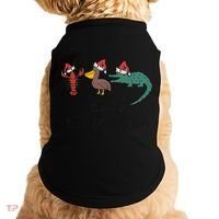 Heaux Heaux Heaux Funny Louisiana Cajun Christmas Holiday Doggie Tank thumb 0