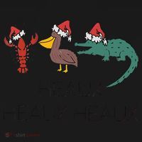 Heaux Heaux Heaux Funny Louisiana Cajun Christmas Holiday Bucket Hat thumb 4