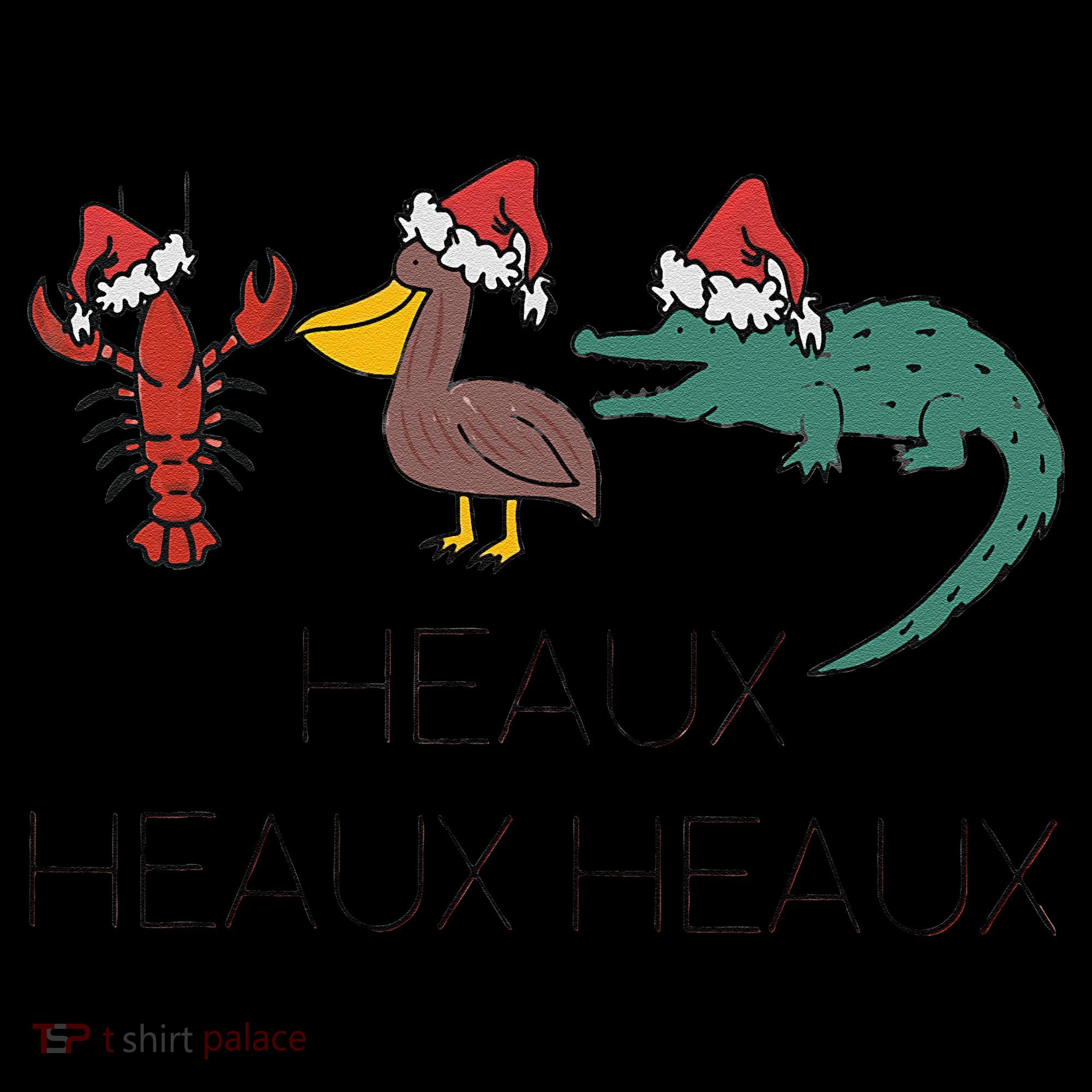 Heaux Heaux Heaux Funny Louisiana Cajun Christmas Holiday Coffee Mug