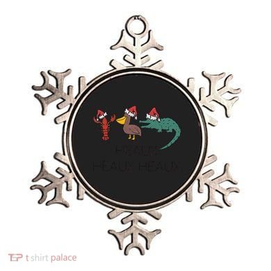 Heaux Heaux Heaux Funny Louisiana Cajun Christmas Holiday Ornament