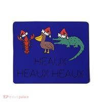 Heaux Heaux Heaux Funny Louisiana Cajun Christmas Holiday Mousepad thumb 0