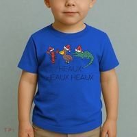 Heaux Heaux Heaux Funny Louisiana Cajun Christmas Holiday Toddler T-Shirt thumb 2