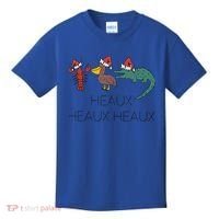 Heaux Heaux Heaux Funny Louisiana Cajun Christmas Holiday Kids T-Shirt thumb 0