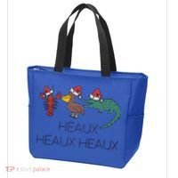 Heaux Heaux Heaux Funny Louisiana Cajun Christmas Holiday Tote Bag thumb 3