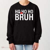 Ho Ho Ho Bruh Santa Hat Funny Christmas Women's Sweatshirt thumb 0